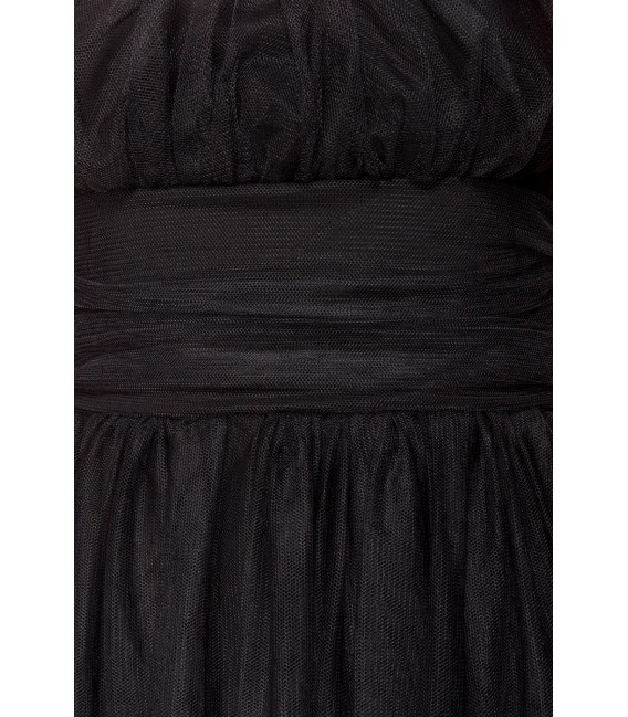 Tüll-Kleid schwarz - AT90013 - Bild 3