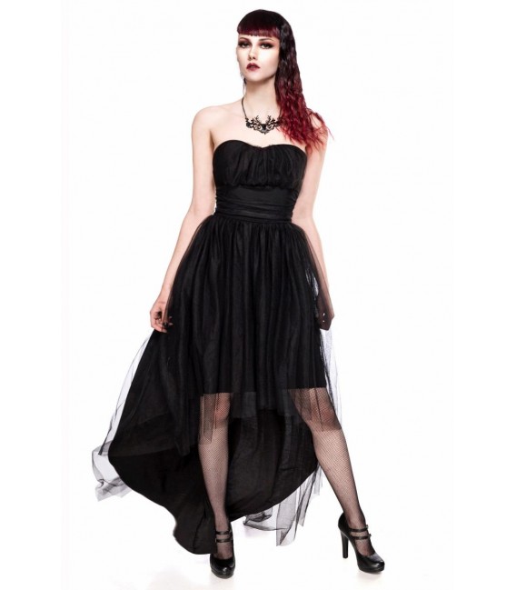 Tüll-Kleid schwarz - AT90013 - Bild 4